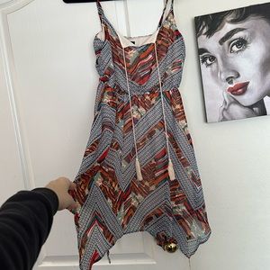 JCPenney Love Reign multicolor flowy dress w/ free book